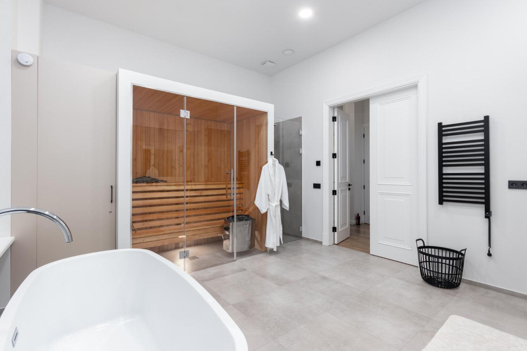 A++ Executive Apartment With Luxury Sauna Room Riga Ruang foto